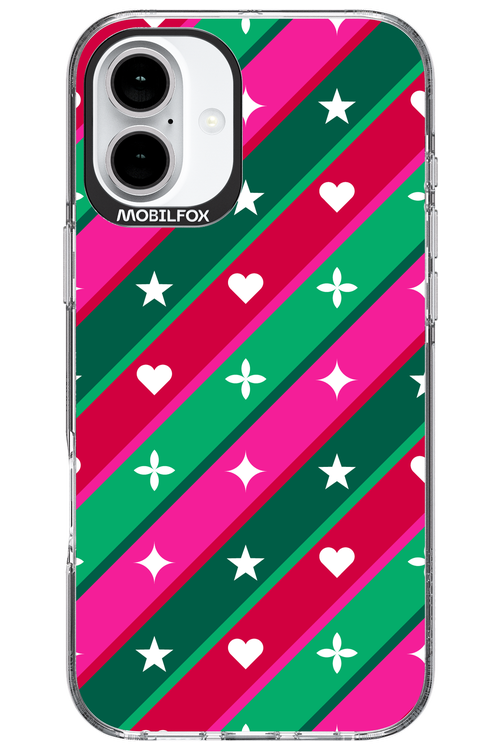 Christmas Stripes - Apple iPhone 16 Plus