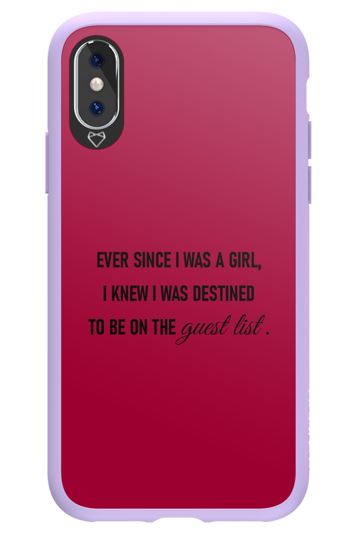Guest List - Apple iPhone XS