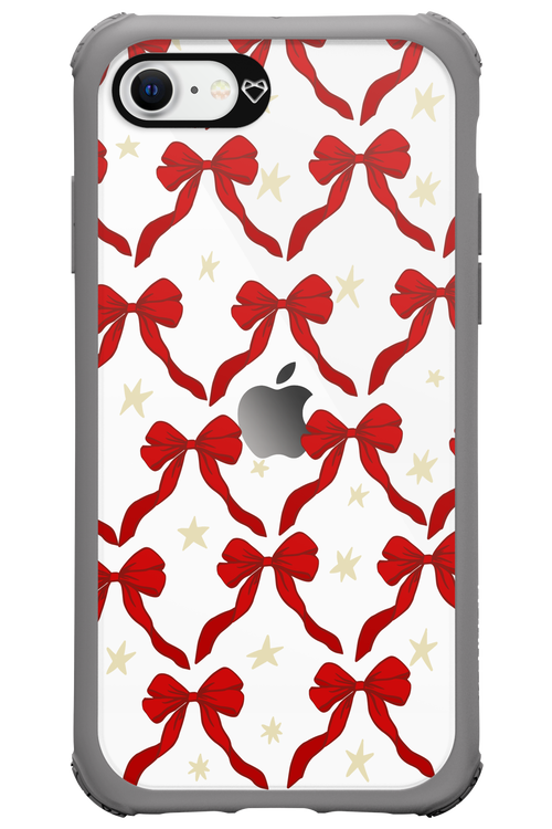 Bow & Stars (Transparent) - Apple iPhone SE 2020