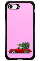 XMAS Car Pink - Apple iPhone SE 2022