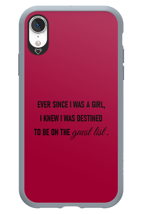 Guest List - Apple iPhone XR