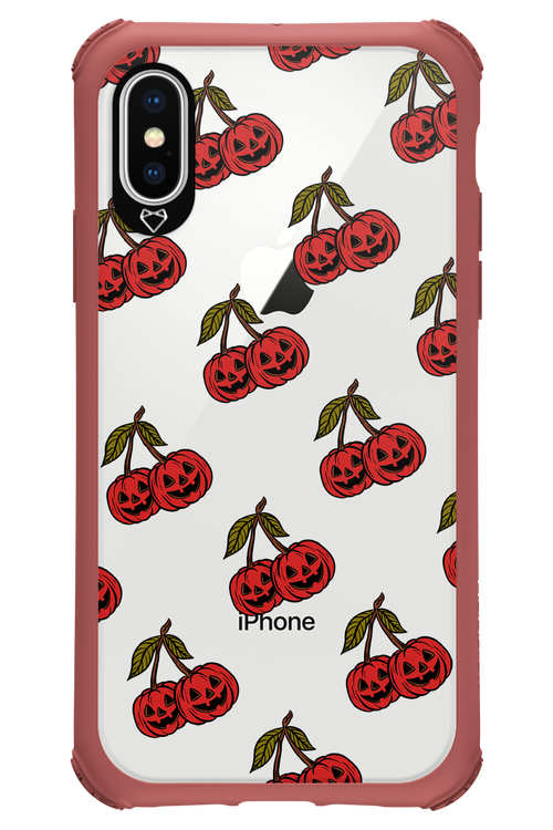 Spicey Pumpkin (Transparent) - Apple iPhone XS