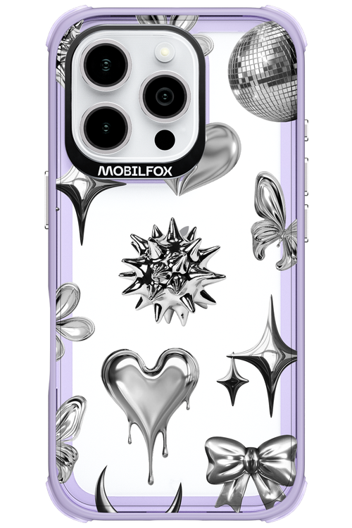 Silver Zone Transparent - Apple iPhone 16 Pro