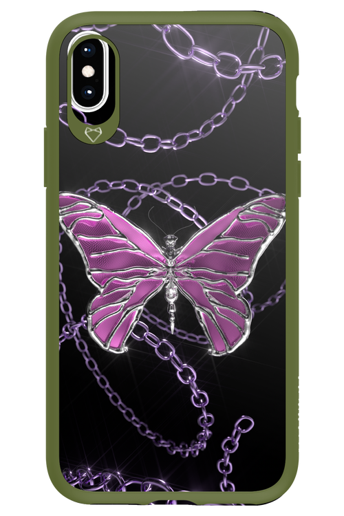 Butterfly Necklace - Apple iPhone XS