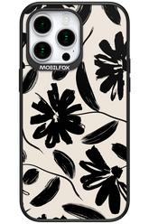 Monochrome Flowerss - Apple iPhone 15 Pro Max