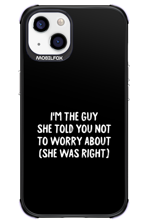 She was right 2.0 - Apple iPhone 13