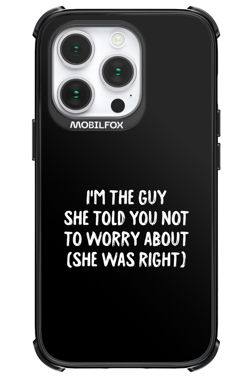 She was right 2.0 - Apple iPhone 14 Pro
