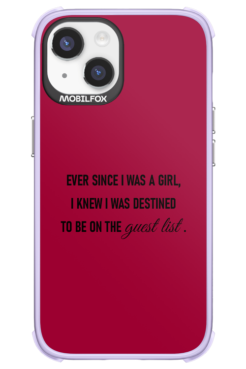 Guest List - Apple iPhone 14