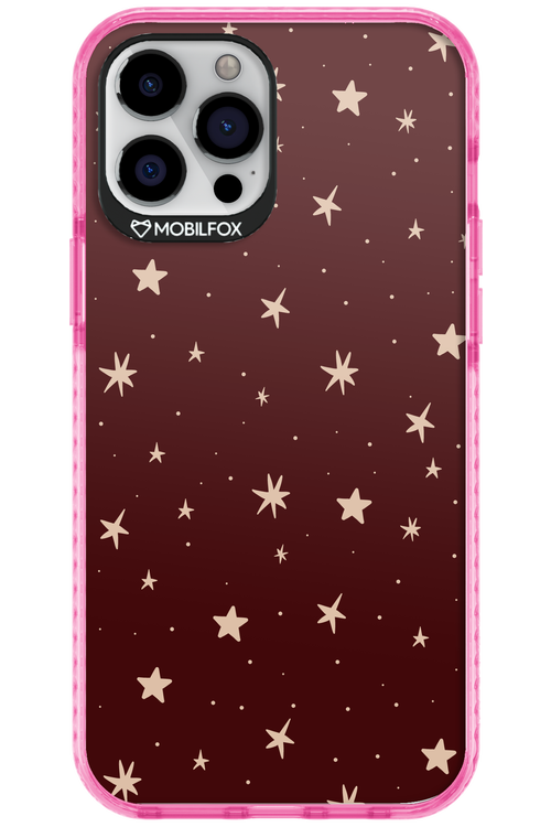 Burgundy Stars - Apple iPhone 12 Pro Max