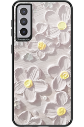 White Flowers - Samsung Galaxy S21+
