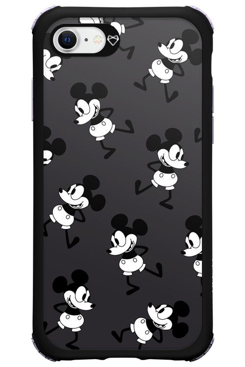 Iconic Mouse (antracite pattern) - Apple iPhone SE 2022