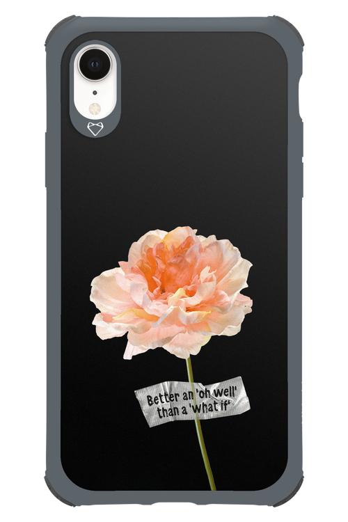 Flower Black - Apple iPhone XR