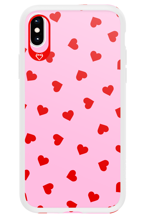 Sprinkle Heart Pink - Apple iPhone XS