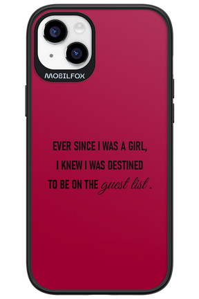 Guest List - Apple iPhone 14 Plus