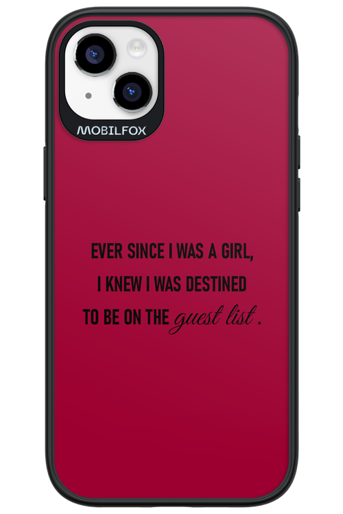 Guest List - Apple iPhone 14 Plus