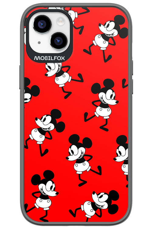 Iconic Mouse (red pattern) - Apple iPhone 14 Plus