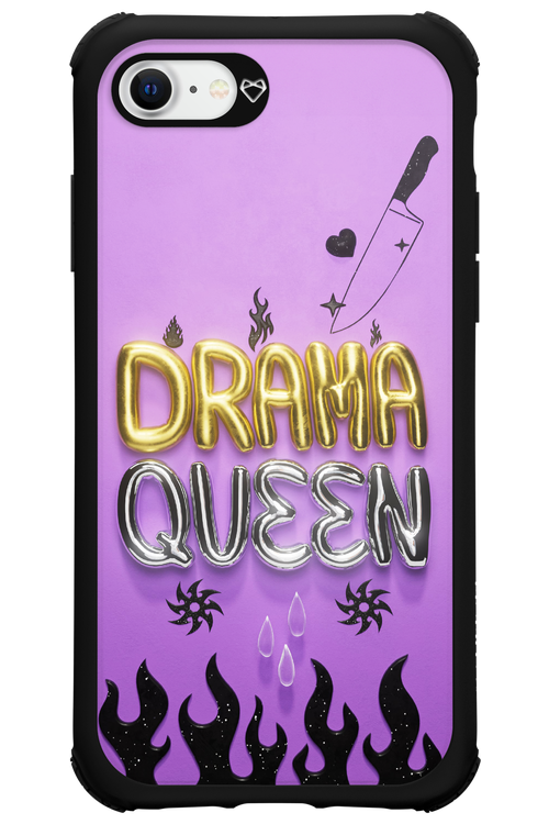 Drama Queen Purple - Apple iPhone 8