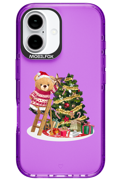 Christmas Bear (Transparent) - Apple iPhone 16