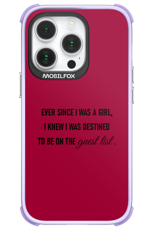 Guest List - Apple iPhone 14 Pro