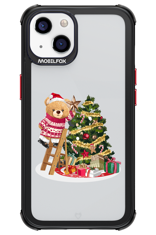 Christmas Bear (Transparent) - Apple iPhone 13