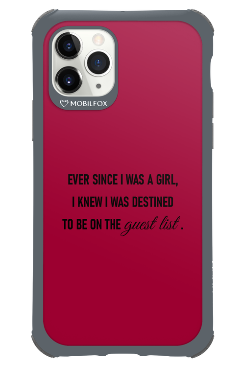 Guest List - Apple iPhone 11 Pro