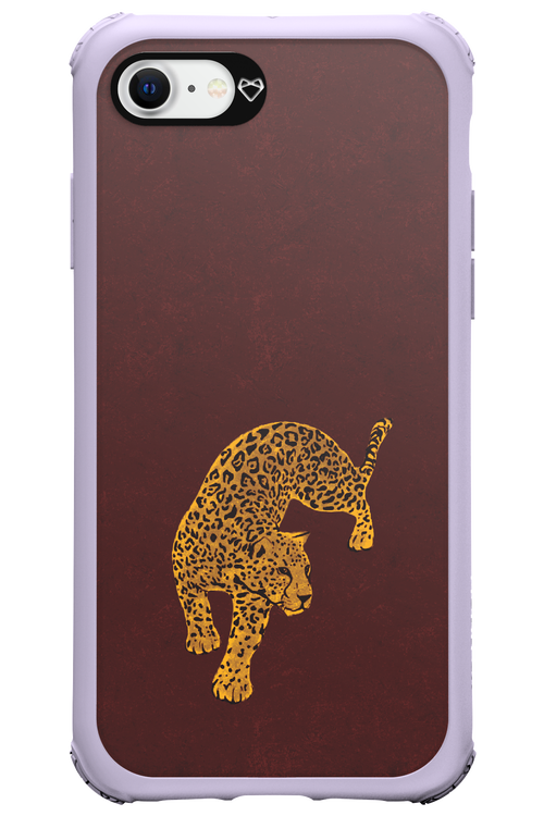 Burgundy Leopard - Apple iPhone SE 2020