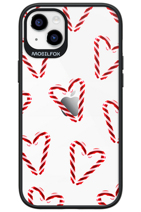 Candy Cane Hearts - Apple iPhone 14 Plus