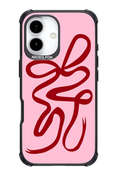 Burgundy Bow - Apple iPhone 17
