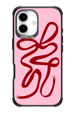 Burgundy Bow - Apple iPhone 17