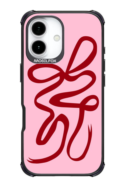 Burgundy Bow - Apple iPhone 17