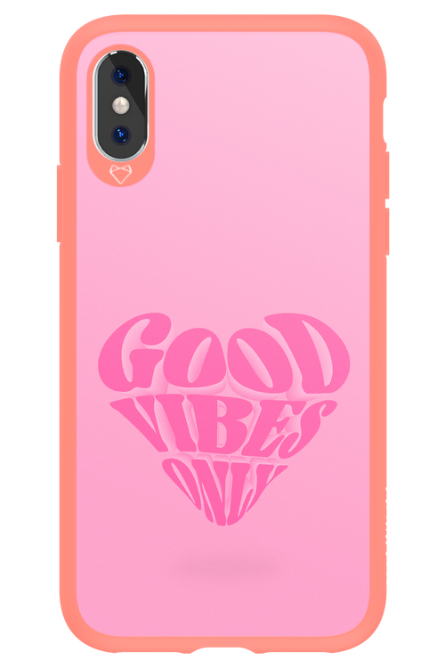 Good Vibes Heart - Apple iPhone X