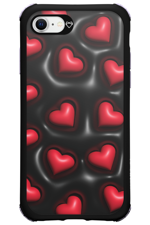 Hearts in love - Apple iPhone 8