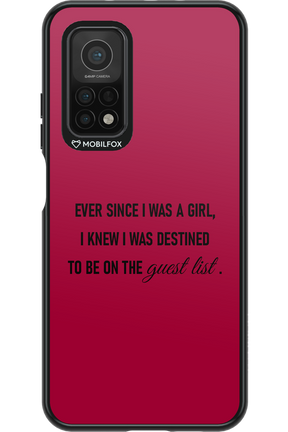 Guest List - Xiaomi Mi 10T 5G