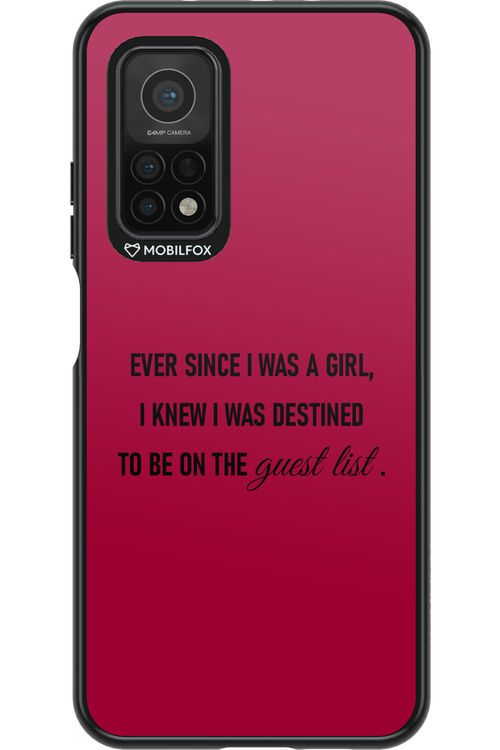 Guest List - Xiaomi Mi 10T 5G