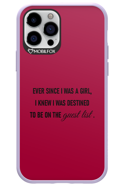 Guest List - Apple iPhone 12 Pro