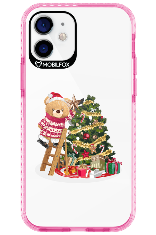 Christmas Bear (Transparent) - Apple iPhone 12