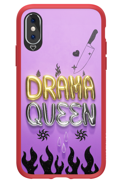 Drama Queen Purple - Apple iPhone X