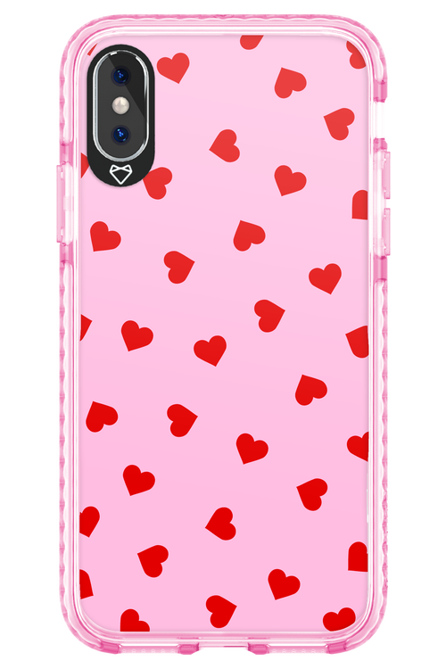 Sprinkle Heart Pink - Apple iPhone X