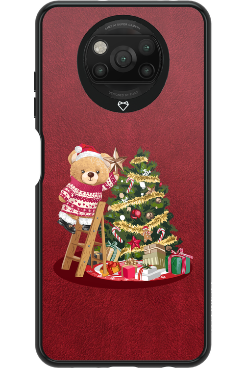 Christmas Bear (Burgundy) - Xiaomi Poco X3 Pro