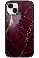 Burgundy Marble - Apple iPhone 15 Plus