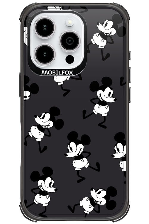 Iconic Mouse (antracite pattern) - Apple iPhone 16 Pro