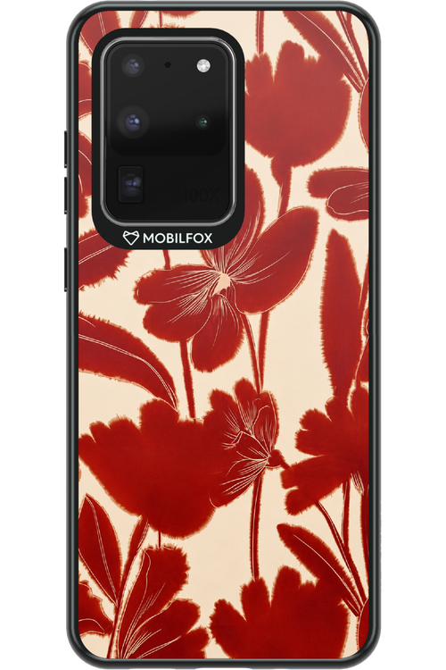 Burgundy Flowers 2.0 - Samsung Galaxy S20 Ultra 5G