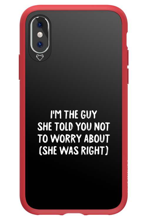 She was right 2.0 - Apple iPhone X