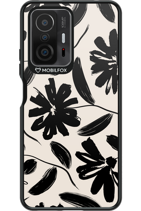 Monochrome Flowerss - Xiaomi Mi 11T