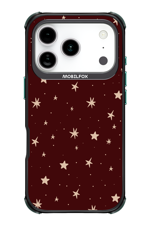 Burgundy Stars - Apple iPhone 17 Pro
