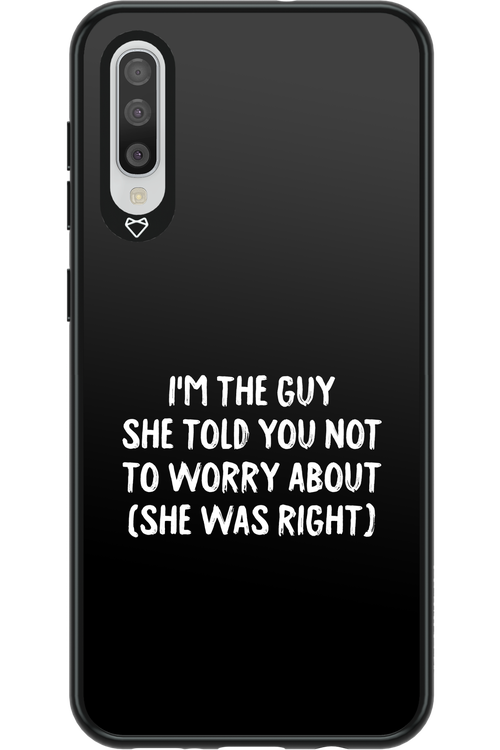 She was right - Samsung Galaxy A50