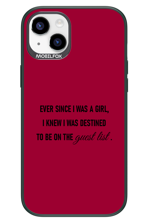 Guest List - Apple iPhone 14 Plus