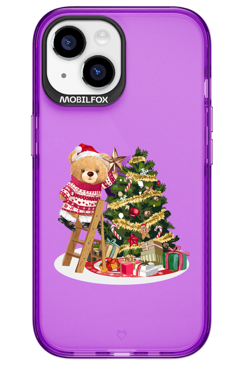 Christmas Bear (Transparent) - Apple iPhone 15
