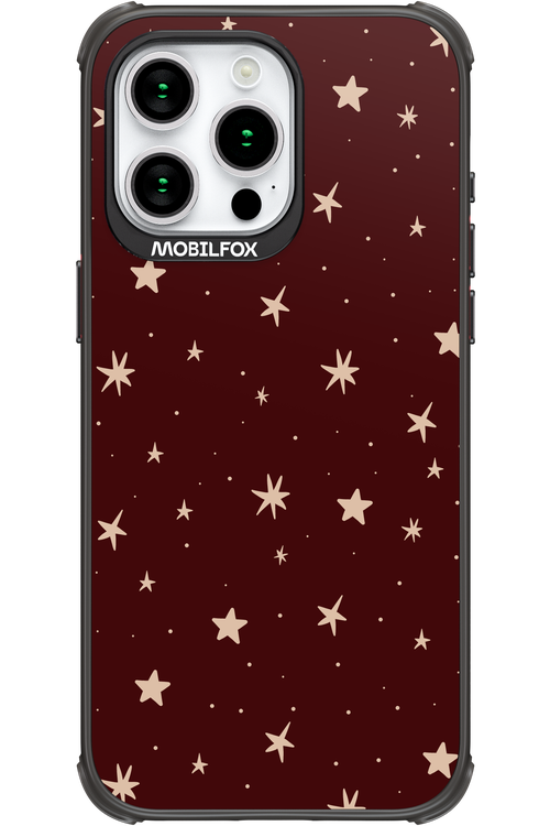 Burgundy Stars - Apple iPhone 15 Pro Max