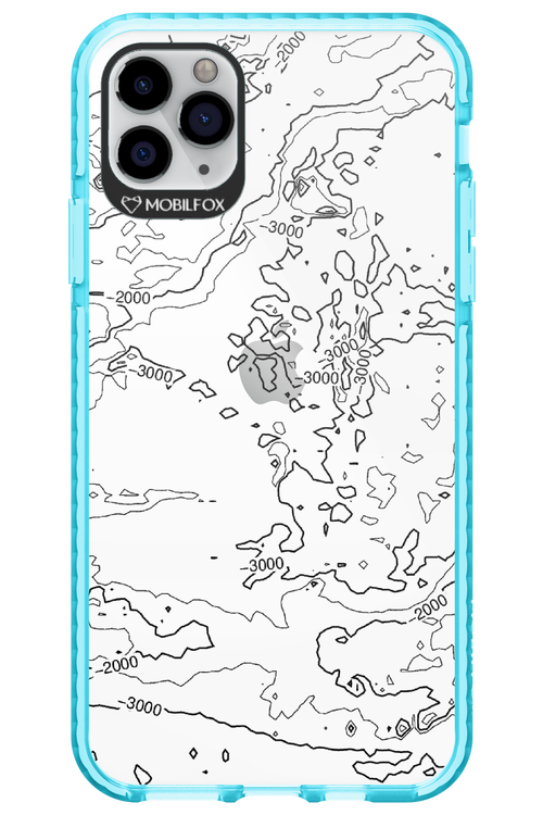Contour Map - Apple iPhone 11 Pro Max